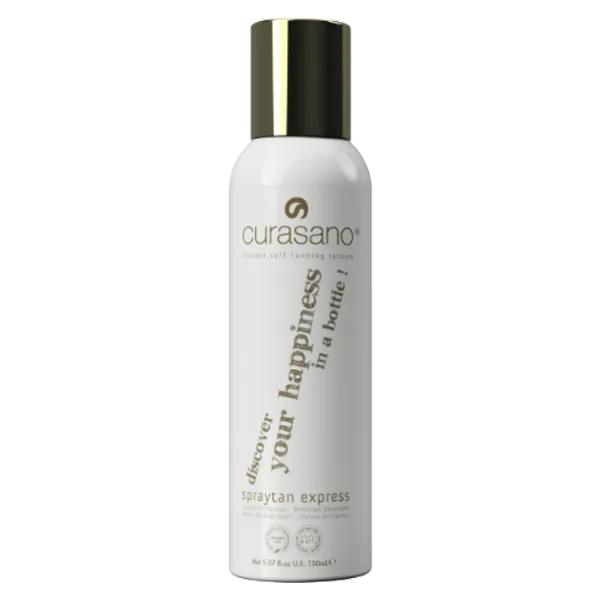 Curasano Spraytan Express 150 ml — zelfbruiner verkrijgbaar bij un PEU d'O Kalmthout